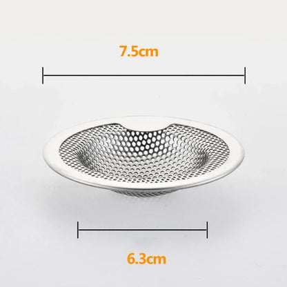 Stainless Steel Sink Drain Filter Anti-Clog Kitchen Bathroom