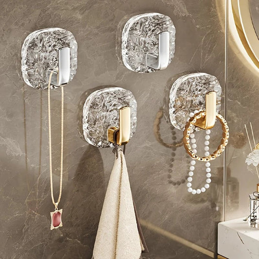 4Pcs Self-Adhesive Multi-Purpose Hooks Kitchen Bathroom Storage