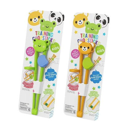 Training Chopsticks for Kids - Cartoon Animal Design Learning Aid
