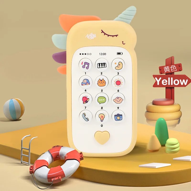 Musical Baby Phone Teether Toy - Educational Sound Telephone Infant
