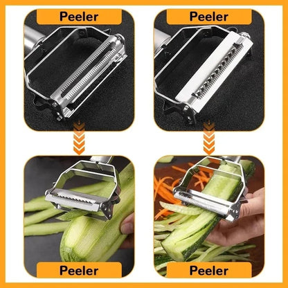 Stainless Steel Multifunctional Kitchen Peeler Grater Julienne