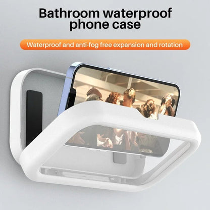Waterproof Rotating Phone Mount - Adjustable Bathroom Shower Holder