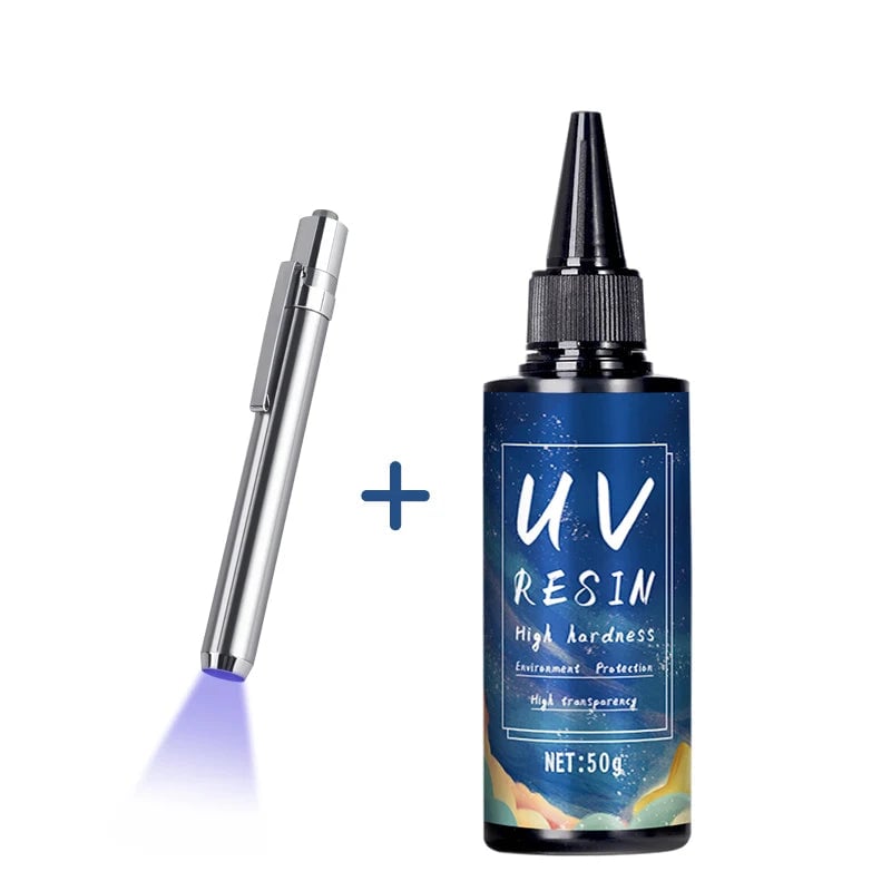 UV Resin Glue High Transparency Fast Drying DIY Jewelry Epoxy