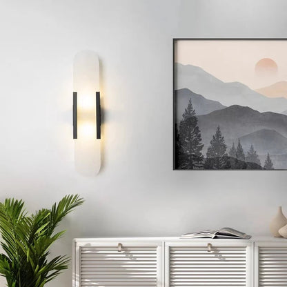 Marble Wall Mount Bedside Lamp - Modern Bedroom Living Room Light