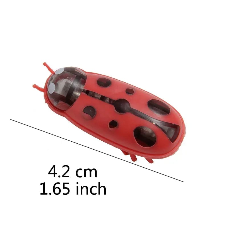 Electric Catnip Bug Toy - Battery Vibrating Robot Insect Cat Toy