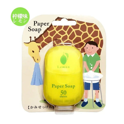 Japanese Paper Soap Tablets - 20 Disposable Sheets Travel Size