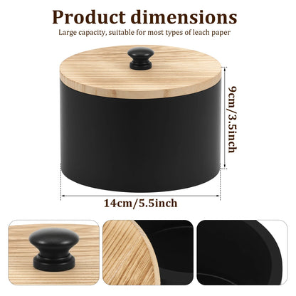 Large Wood Coffee Filter Storage Box Dispenser Organizer