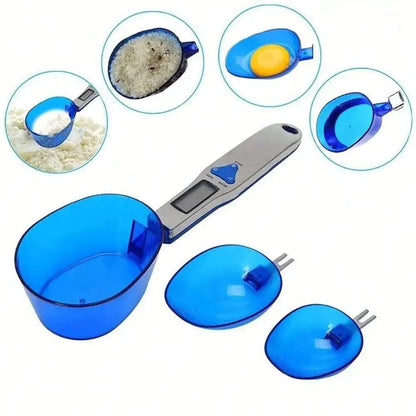 Digital Kitchen Scale 300g/0.1g Precision + 3 Measuring Spoons