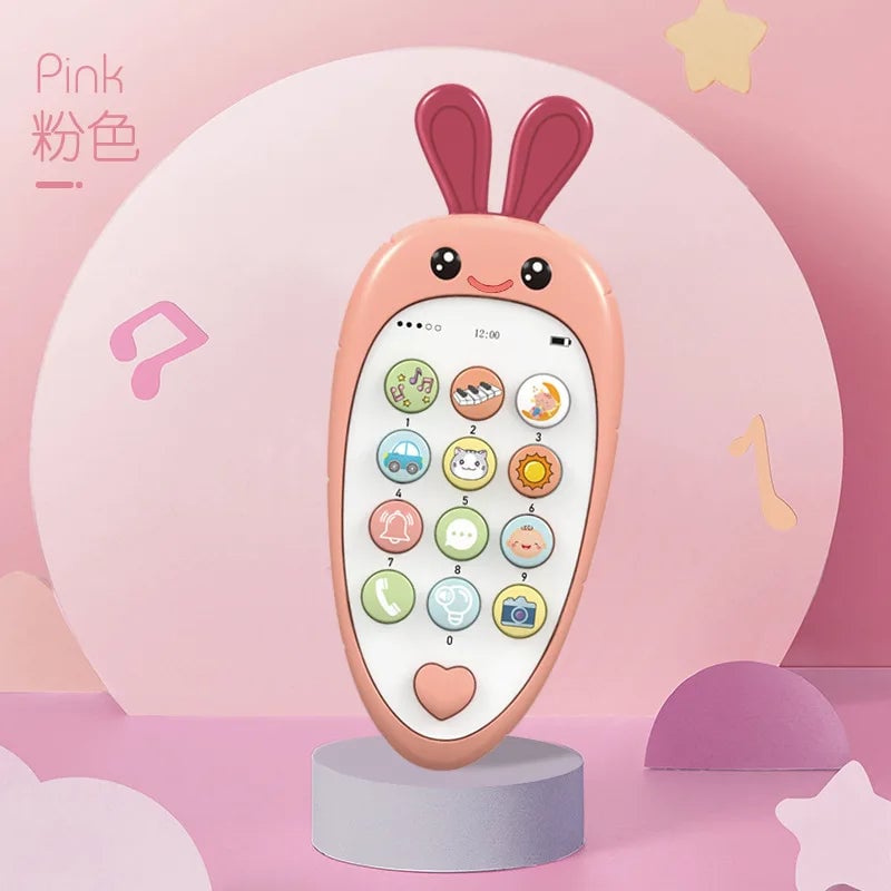 Musical Baby Phone Teether Toy - Educational Sound Telephone Infant