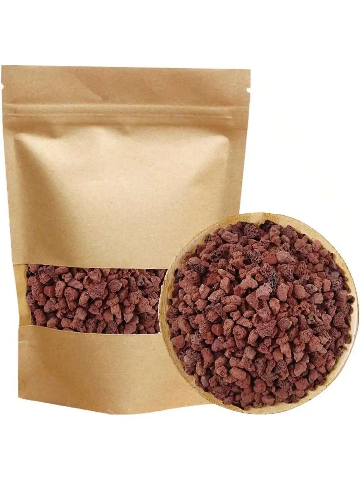 Red Lava Rock Decorative Stones - Natural Volcanic Garden Mulch