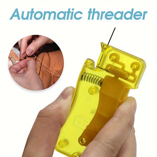 Automatic Needle Threader Tool - DIY Hand Sewing Threading Device