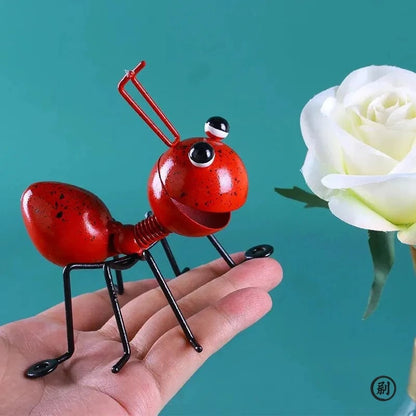 3D Metal Ant Garden Sculpture Wall Fence Hanging Outdoor Decoration