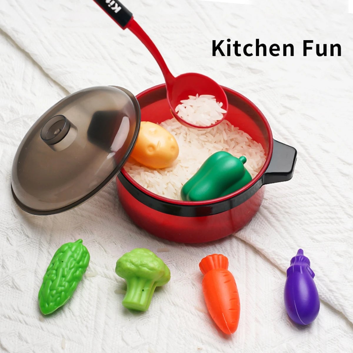 High Fidelity Kids Chef Kitchen Play Set - Realistic Cooking Toys