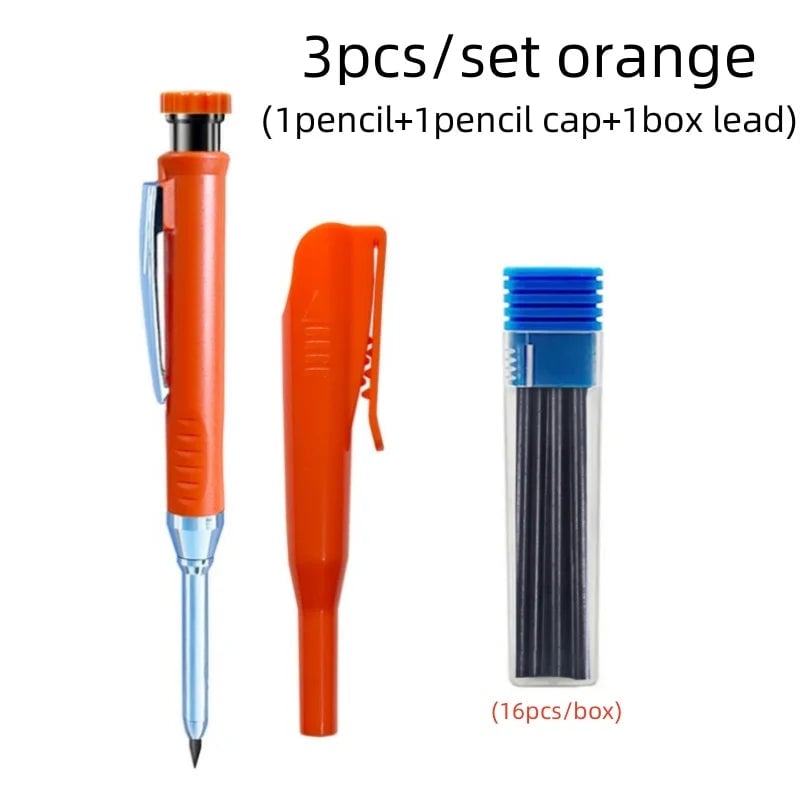 2.8mm Mechanical Carpenter Pencils Set 16 Refills Construction