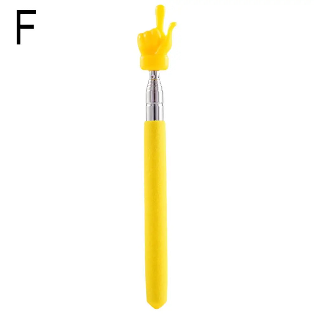 Retractable Finger Pointer Stick – Stainless Steel Telescopic Teaching Pointer