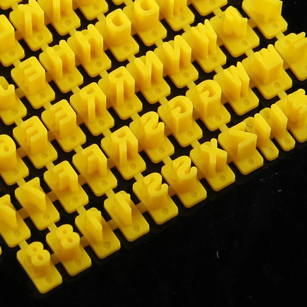 Letter Number Cookie Mould Set - Alphanumeric Baking Stamps Tool