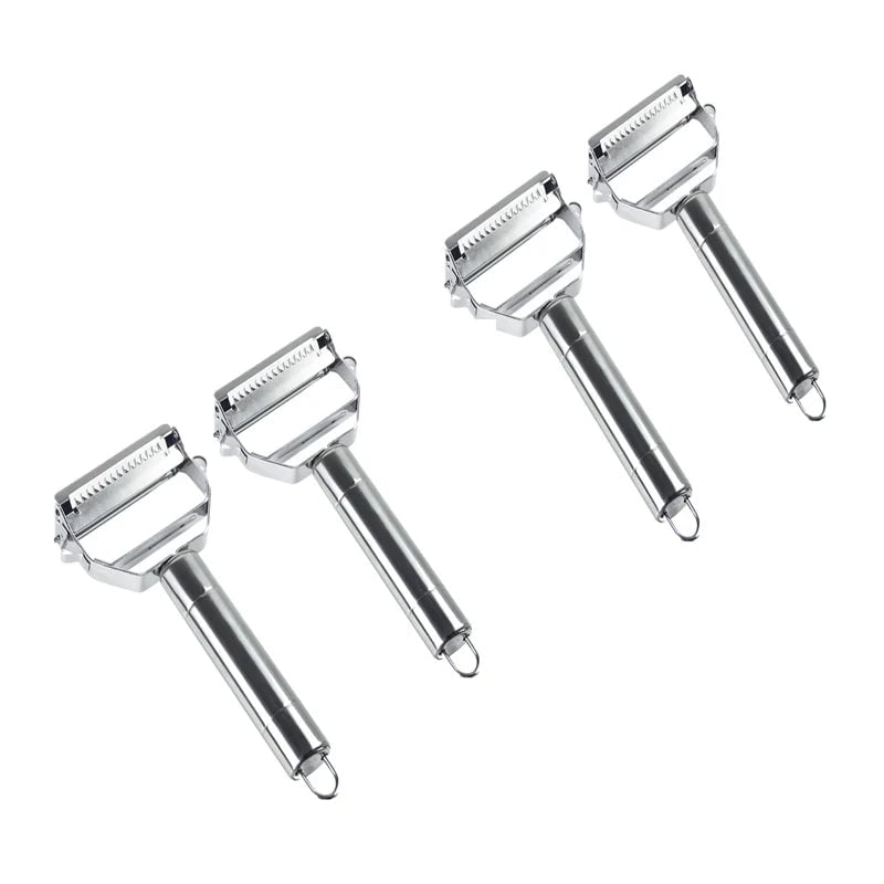 Stainless Steel Double Head Vegetable Peeler Melon Fruit Planer