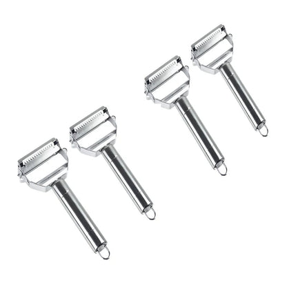Stainless Steel Double Head Vegetable Peeler Melon Fruit Planer