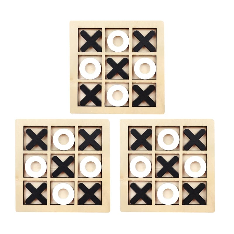 Wooden Chess Puzzle Educational Toy - Montessori Brain Training Game