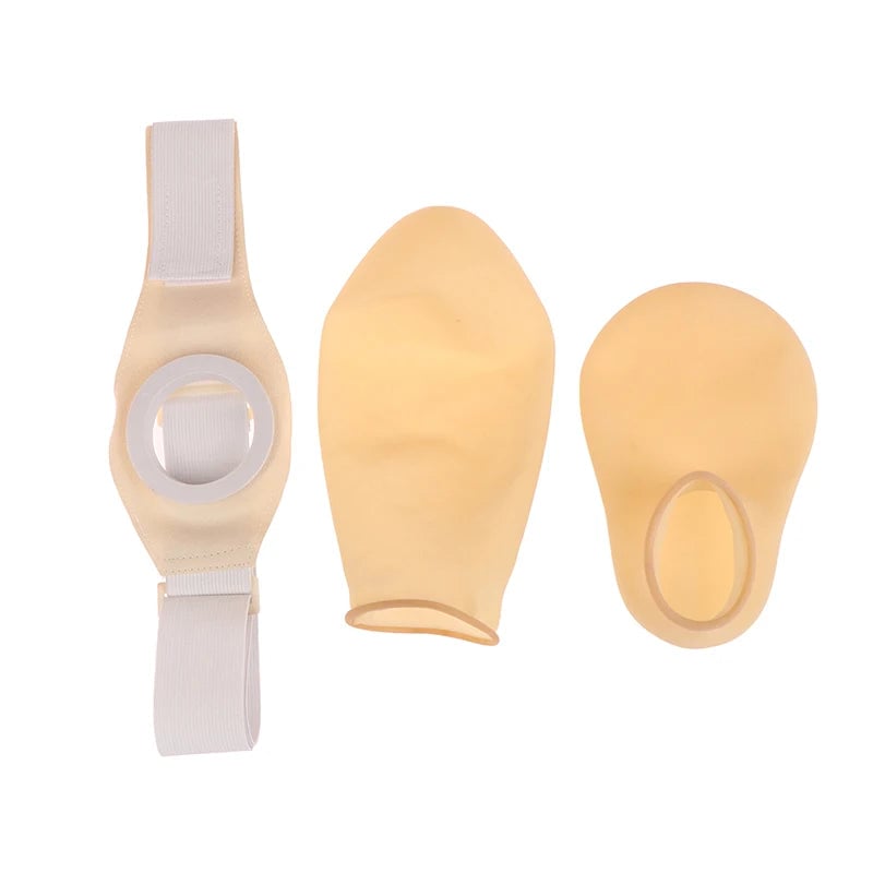 Silicone Drainable Urostomy Ostomy Pouch with Adjustable Belt