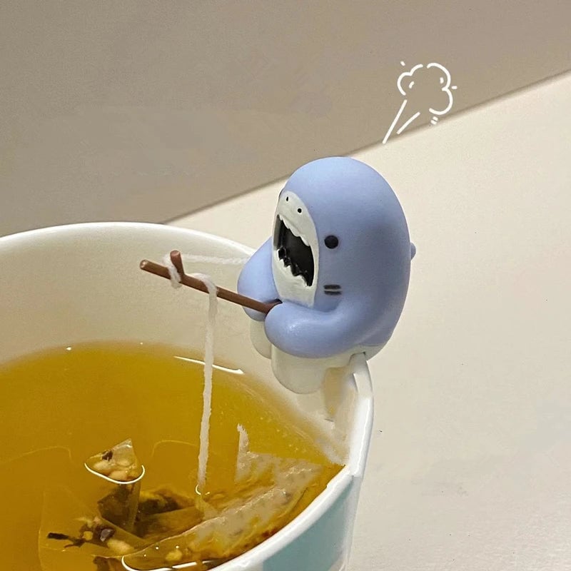 Reusable Silicone Shark Tea Infuser - Herbal Loose Leaf Strainer