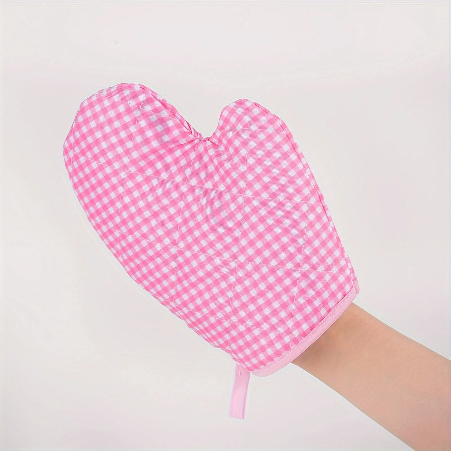 Kids Chef Role Play Set Plaid Apron Cooking Tools Dress Up Kitchen