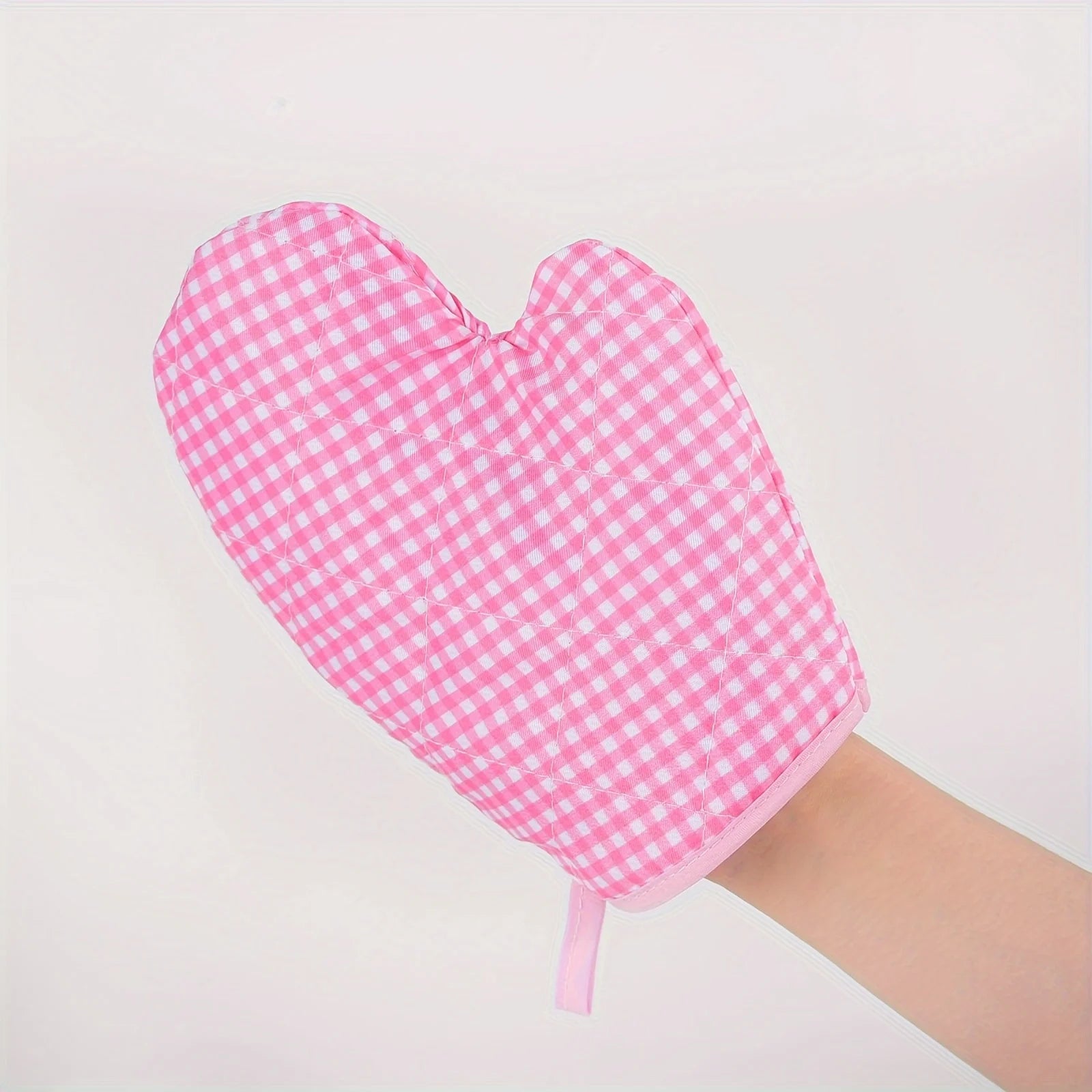 Kids Chef Role Play Set Plaid Apron Cooking Tools Dress Up Kitchen