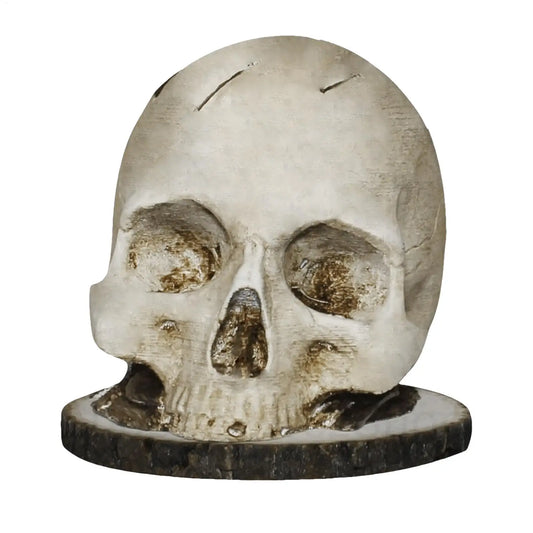 Skull Head Kitchen Knife Rack Countertop Storage Organizer Tool Holder
