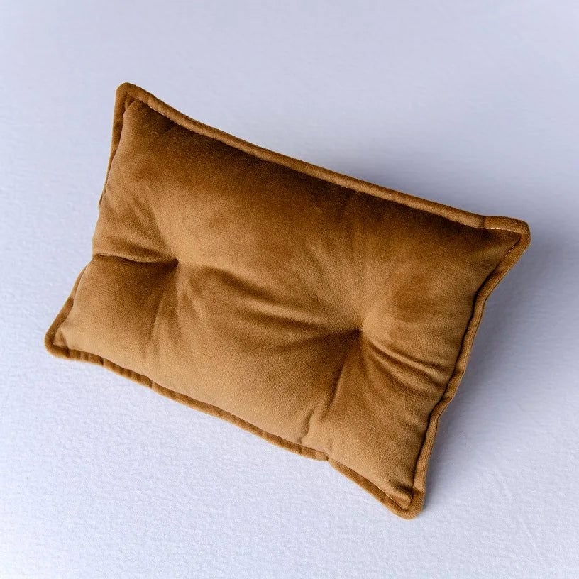 Velvet Newborn Photography Posing Cushion - Mini Baby Pillow Prop