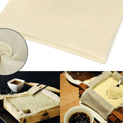 2-Pack Cotton Steamer Cloth - Curd Filter & Soybean Milk Strainer