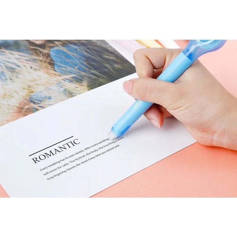 6m Pen-Shaped Correction Tape - Kawaii Macaron Colors Comfortable Grip
