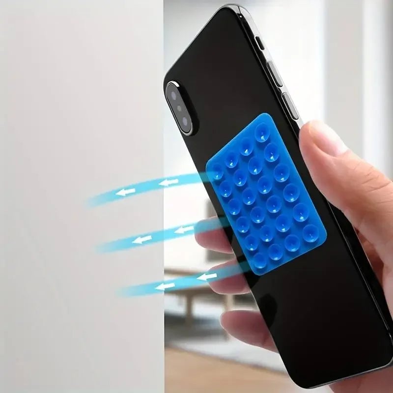 Silicone Suction Phone Holder Mat Anti Slip Wall Mount Stand