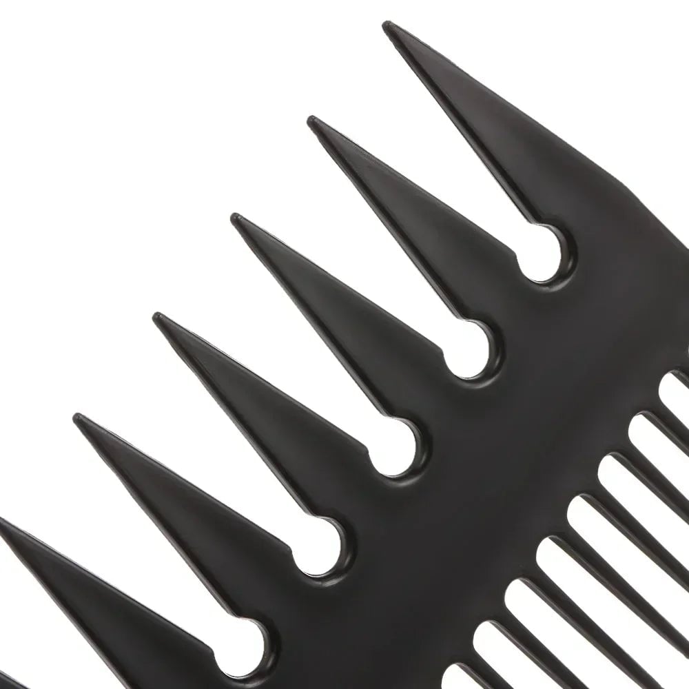 Wide Tooth Anti-Static Exfoliating Hair Styling Comb 3-in-1