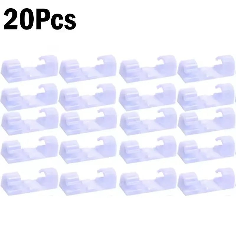 Self-Adhesive Cable Clips Organizer Wire Holder Cord Management