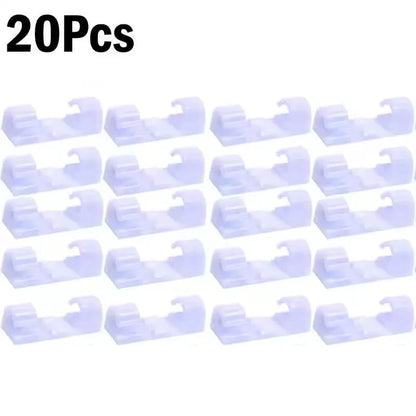 Self-Adhesive Cable Clips Organizer Wire Holder Cord Management