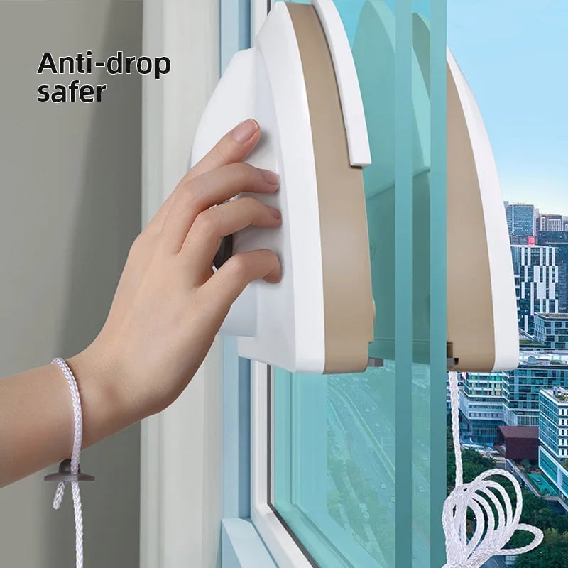 Magnetic Glass Window Cleaning Tool Double Layer Wiper Cleaner