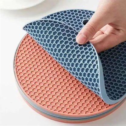 Heat Resistant Silicone Table Mat Anti-Slip Kitchen Coaster