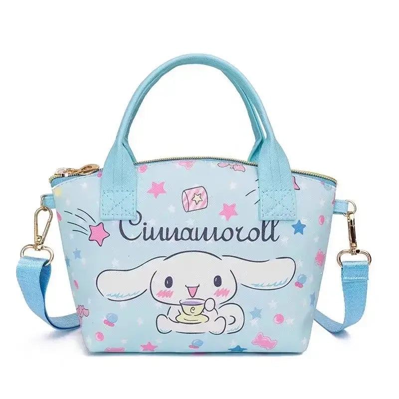 Hello Kitty Large Capacity PU Leather Crossbody Cosmetic Bag