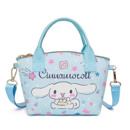 Hello Kitty Large Capacity PU Leather Crossbody Cosmetic Bag