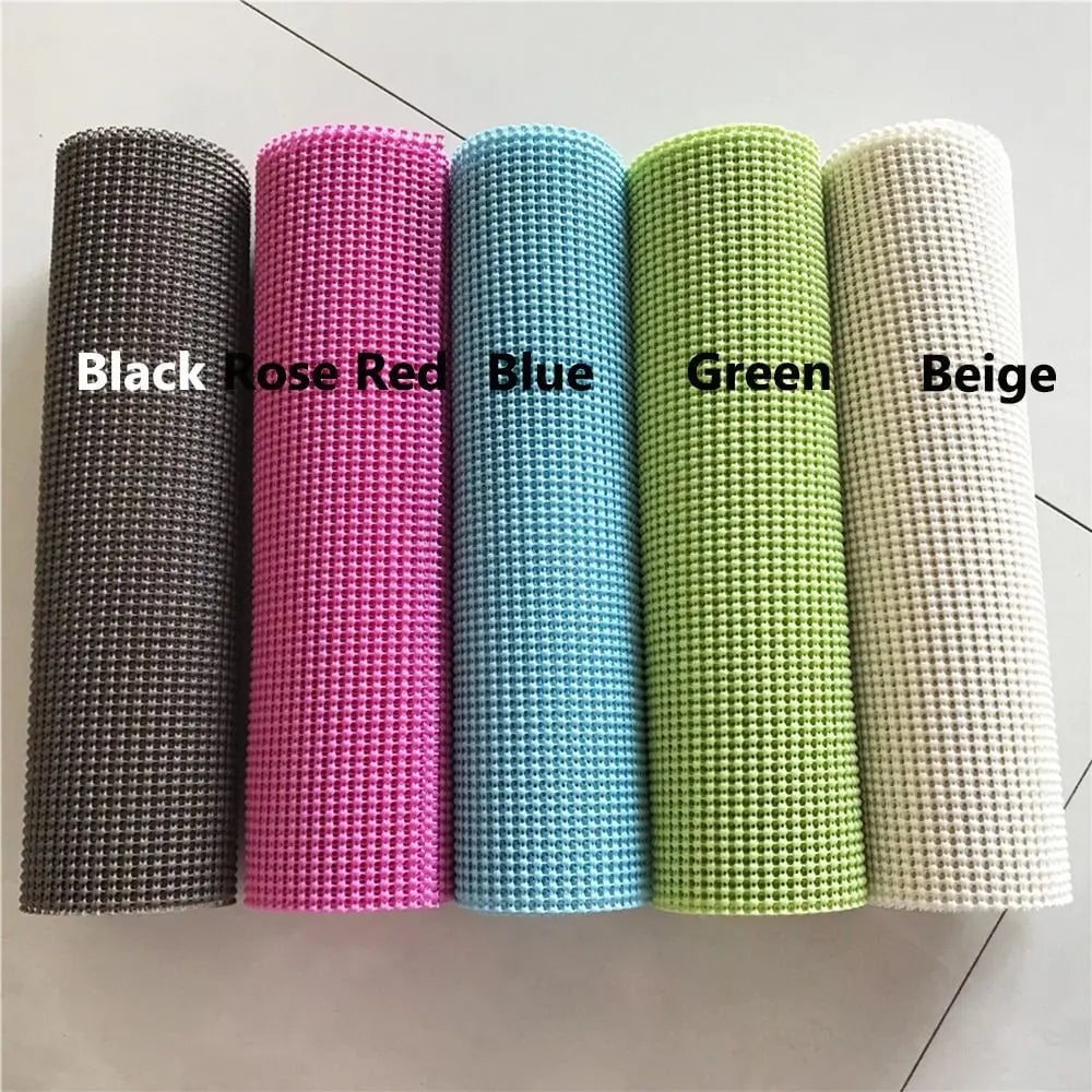 30x150cm Non-Slip PVC Grip Mat Cabinet Drawer Liner Kitchen Table