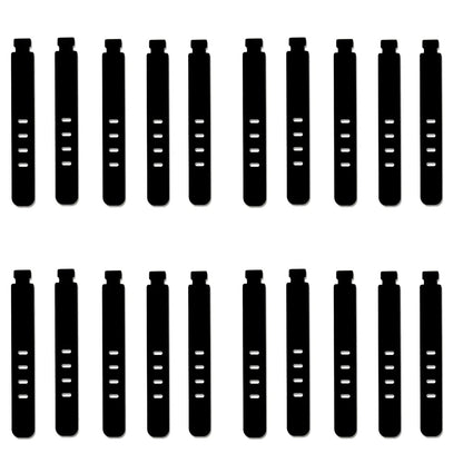 20PCS Silicone Cable Ties Reusable Wire Organizer Cord Holder Straps
