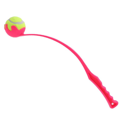 Pet Ball Launcher Stick - Hands-Free Dog Ball Thrower & Retriever
