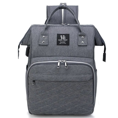 Large Waterproof Maternity Backpack USB Charging Port Nappy Bag