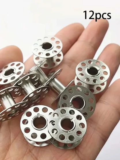 Stainless Steel Sewing Machine Bobbins Metal Pack - Universal Fit