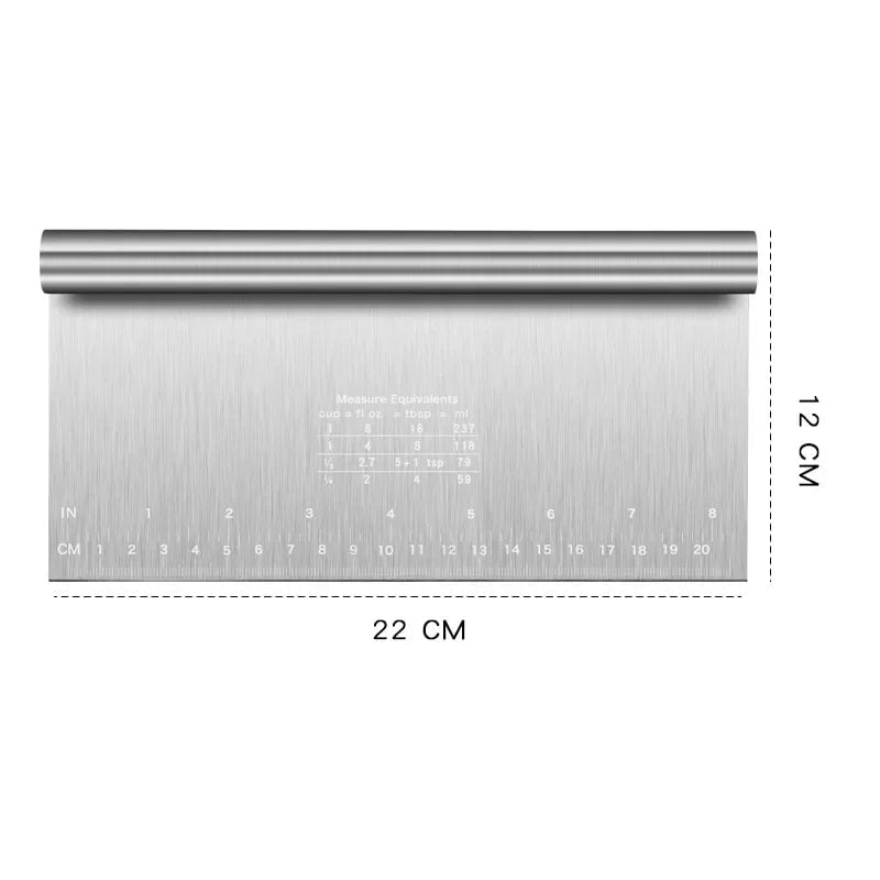Stainless Steel Cake Scraper Spatula - Buttercream Smoother Tool