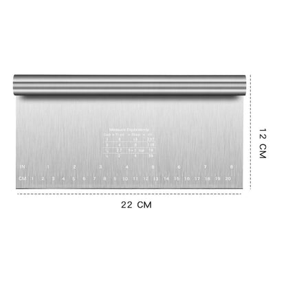 Stainless Steel Cake Scraper Spatula - Buttercream Smoother Tool