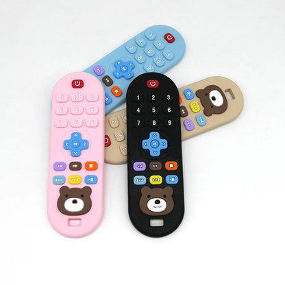 Silicone Remote Control Baby Teether Toys 1-4 Pack Kids Safe