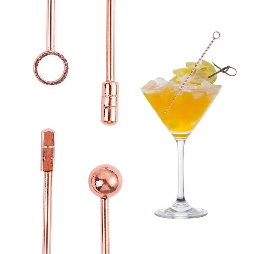 Stainless Steel Cocktail Picks - Reusable Fruit Forks Bar Tools