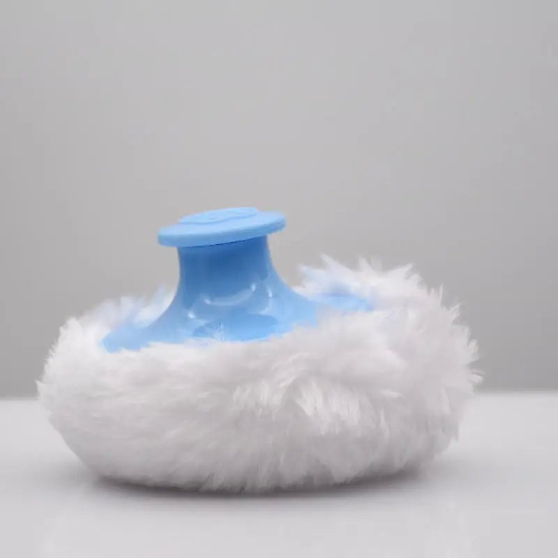 Large Portable Empty Powder Container with Puff - Multi-Purpose Storage