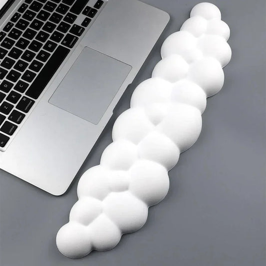 Ergonomic Memory Foam Mouse Pad with Wrist Rest - Anti-Slip Gaming